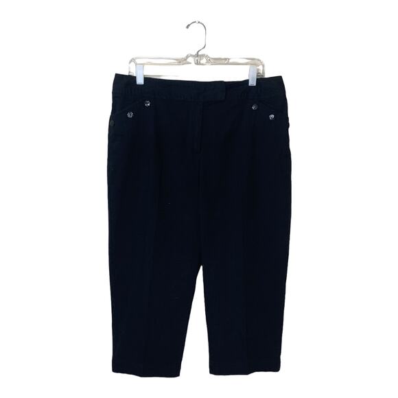 Lara Lane black capri casual pants size 12 - Picture 5 of 6